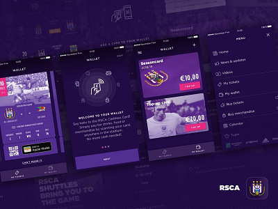 RSCA app design ui