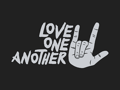 Love One Another another hand love sign language