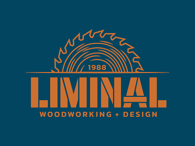 Liminal Primary Logo brand identity branding graphic design logo wood woodworking