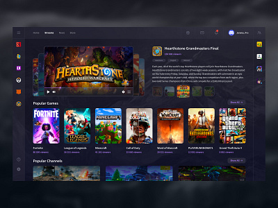 Game Dashboard  For Streaming
