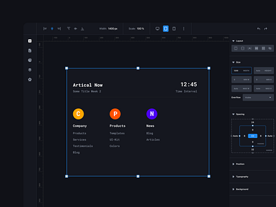 Web Builder Dashboard