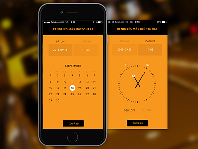 Taxi app design concept app concept mobile orange taxi ui ux