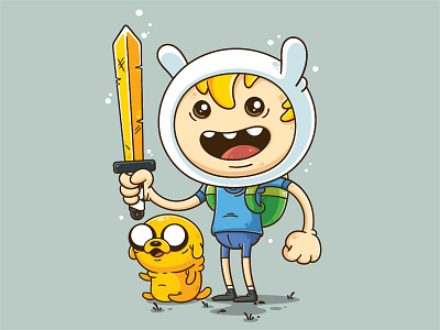 Adventure Time! adventuretime cartoon character cute fanart illustration illustrator vector