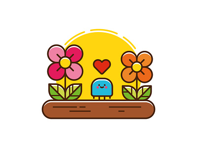 Conservation. character design conservation cute design flatdesign flowers icon icon design icon set illustrator logo vector