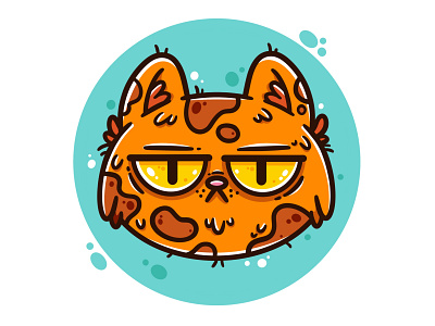 Grump cat! art cat character cute design digital art drawing grumpy cat illustration illustrator vector