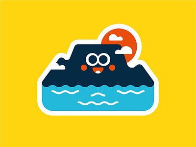 Cape Town. capetown character cute design icon icon design illustration illustrator logo south africa sticker table mountain vector
