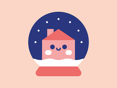 Snow Globe. character christmas cute design festive icon icon set illustration illustrator logo snowglobe vector xmas