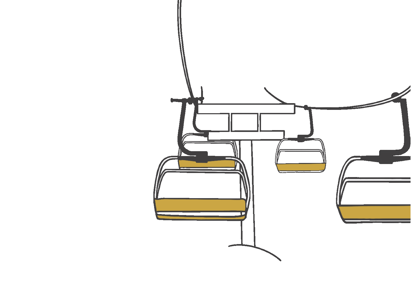 Gone Skiing by Cheech on Dribbble