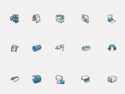 3D Software Icons 3d icons pixels sketchup user interface