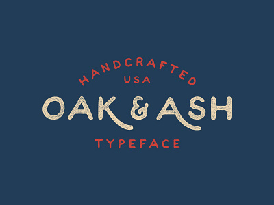 Oak & Ash - Hand Drawn Font font hand drawn lettering type typeface typography vintage