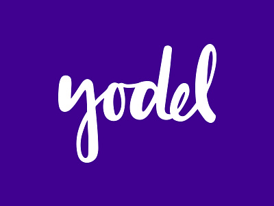 Yodel - Yahoo at SXSW hand drawn hand lettering lettering script typography yahoo yodel