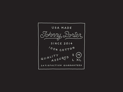 Johnny Porter T-Shirt Label