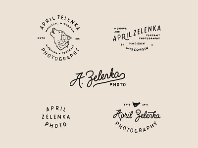 April Zelenka branding hand drawn hand lettering logo typography vintage