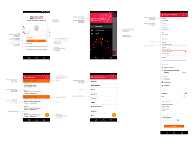 OnCue android specs branding design ui