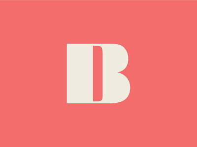 Letter B - #36daysoftype Challenge lettering logo logo design flat minimalist icon type