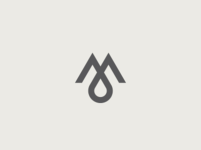 M Letter Mark Logo Design