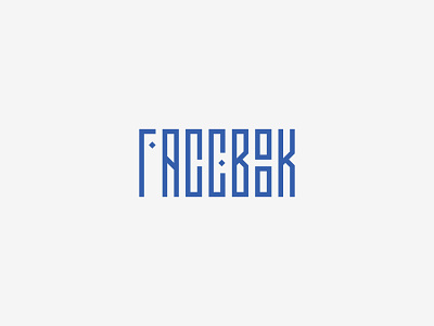 Facebook Typography Design