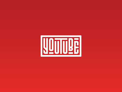 Youtube | Typography Design design lettering logo logotype typography