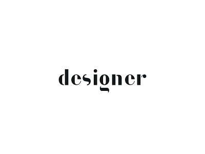 Designer | Typography Design design designer lettering logo logotype typography