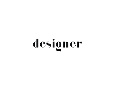 Designer | Typography Design