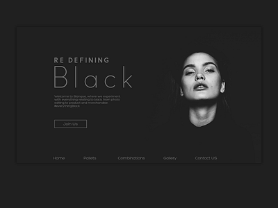 Black adobexd design minimal typography ui ux web web design