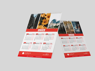 Two page Calendar Design