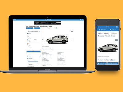 Web & Mobile Redesign - View Vehicle Report