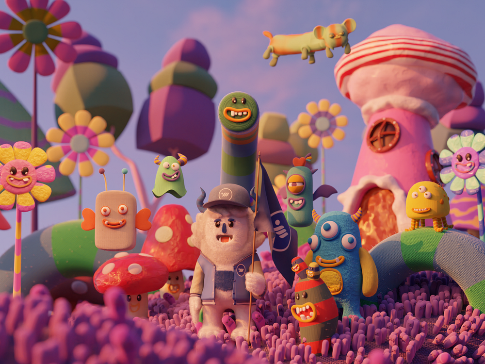 Candy Monsters Valley by Muhammad Syaifurrahman for One Week Wonders on ...