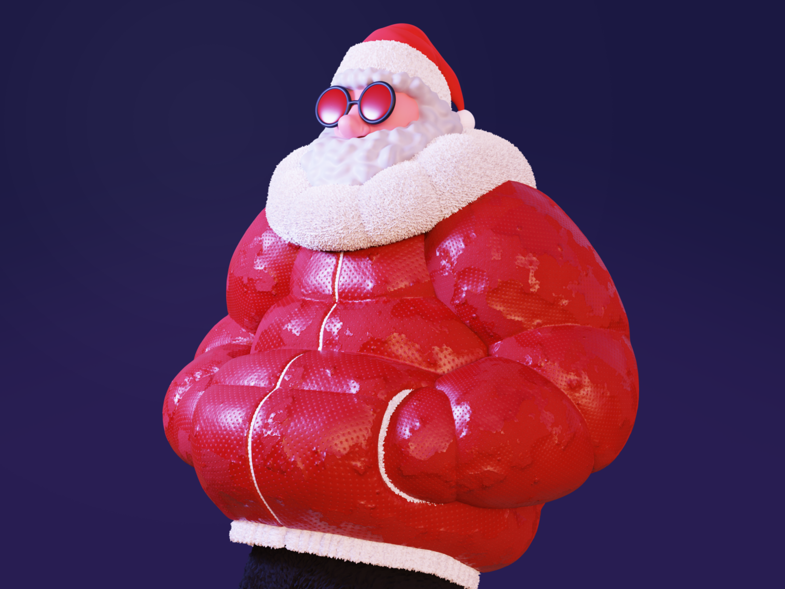 I'm a cool Santa 3d 3d animation 3d art 3d artist 3d modeling 3dcharacter 3dillustration christmas design illustration merrychristmas newyears newyearseve santa