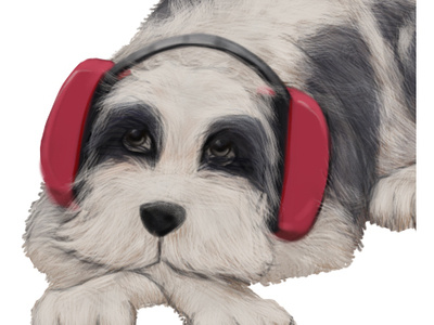 Doggie character design humour illustration photoshop