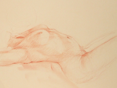 Nude Torso Reclining