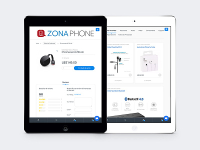 Website - Zona Phone branding design ecommerce interface minimalism responsive type ui ux ux ui web webdesign website wordpress