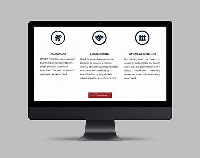 Website - Diveca Real State branding design interface logo minimal minimalism responsive type ui ux ux ui web webdesign website