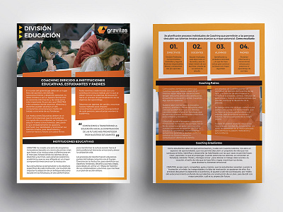 Brochure Design - Gravitas, Business Coaching