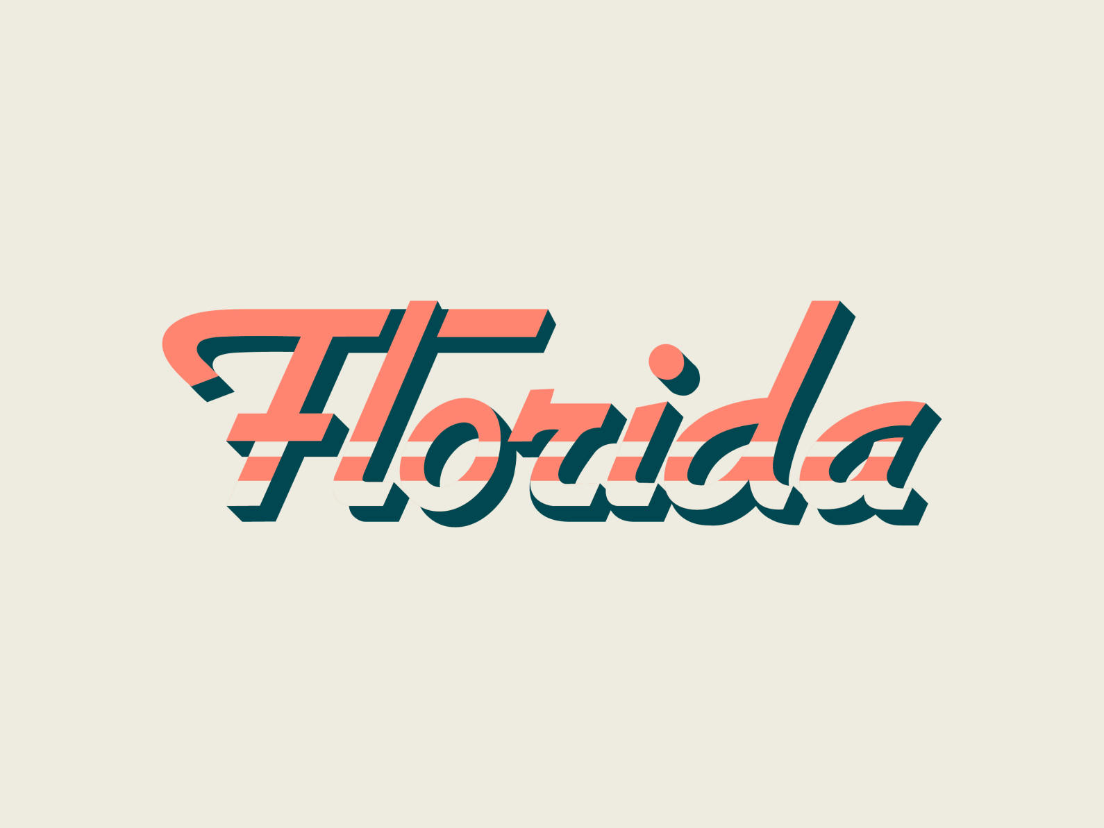 Florida Typography by Katie Connolly on Dribbble