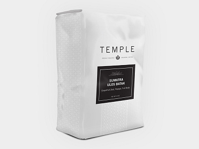 Temple Coffee Bag design packaging