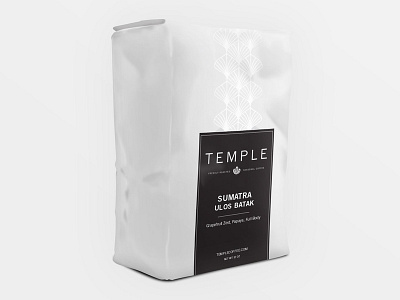 Temple Coffee Bag design packaging