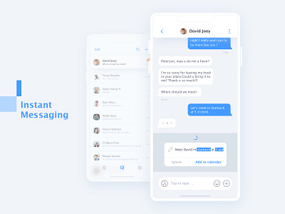 IM-chat interface design(UI 100 Days)