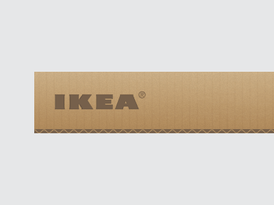 Ikea Banner / Spaceship banner cardboard flat ikea