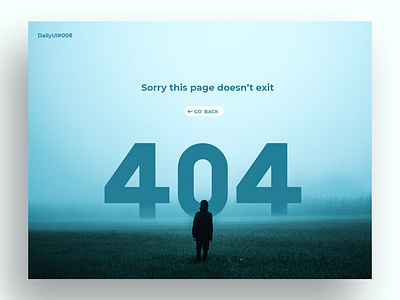 Dailyui #008 - 404 page 008 404page dailyui dailyuichallenge design interactiondesign ui uidesign