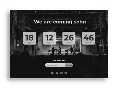 DailyUI#014- Countdown Timer