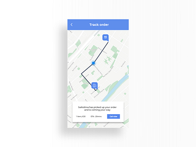 DailyUI #020 - Location Tracker