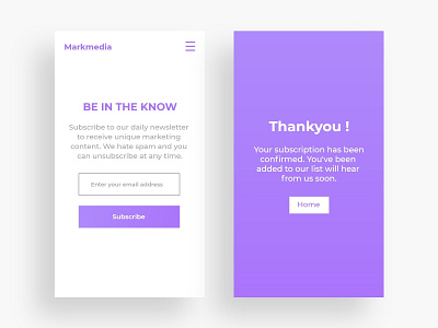 DailyUI #26 - Subscribe