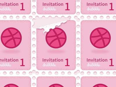 Dribbble Invitation invitation card invite