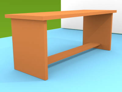 Simple 3D Table Animation 3d 3d art blender blender 3d design