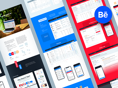 Big case study • UpStaff adobexd branding dashboard design employee experts hire interface it platform share staff team tetris ui uidesign ux web webdesign