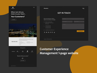 Customer Experience customer experience web design website design