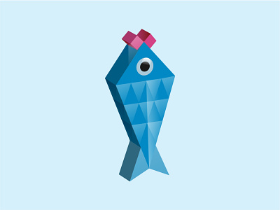 Low Poly Fish 3d augmented reality fish lowpoly vector