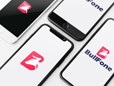 logo bull animation app brand branding bull icon illustration illustrator logo logo app logo art logodesign modern logo ui ux