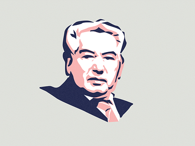 Chingiz Aitmatov adobe illustrator design drawing illustration portrait vector